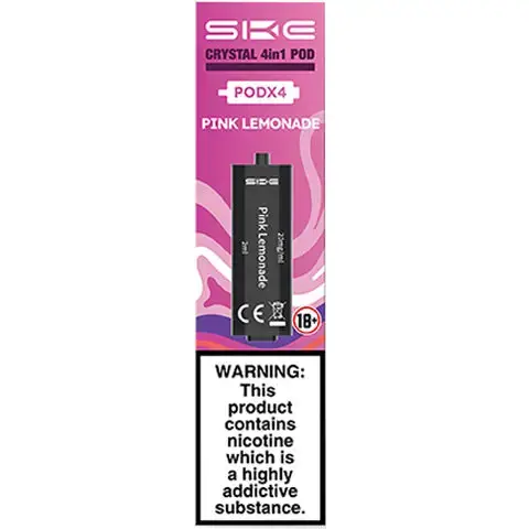 SKE Crystal 2400 4 in 1 Prefilled Pods | Pink Lemonade